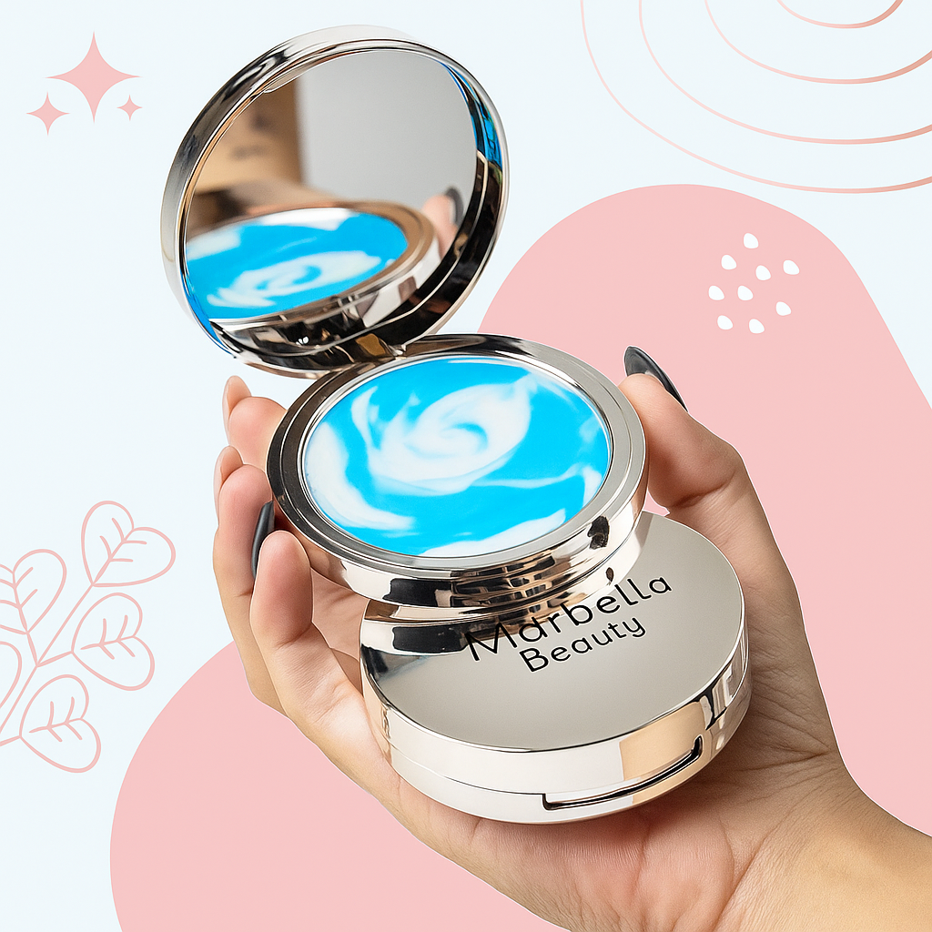 Vista 4 de Polvo Matificante Marbella Beauty - TONO: ROSADO